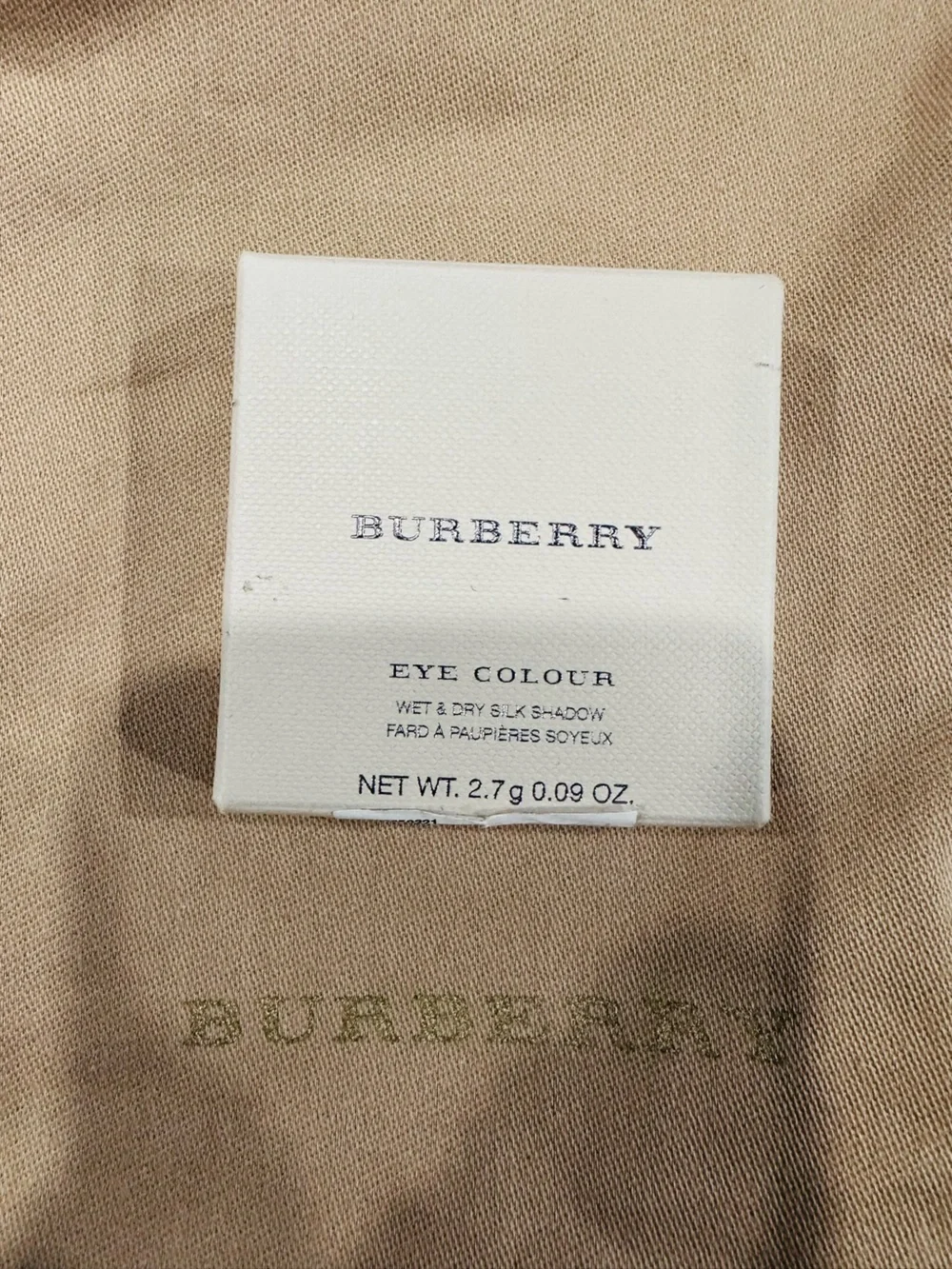 Burberry NWT XHAKI GREEN No.306 Eye COLOUR WET & DRY SILK SHADOW